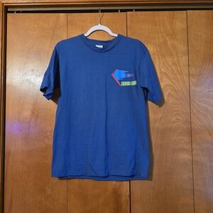 Bugle Boy Blue Tee with Graphic Design